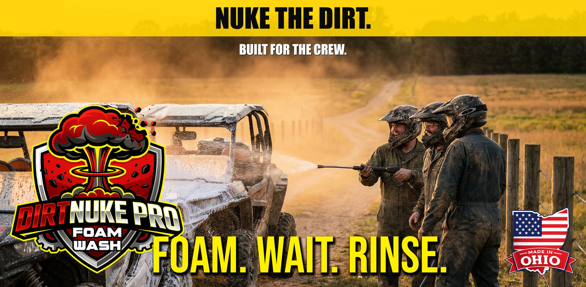 Built for the Crew - DirtNuke Pro Foam Wash