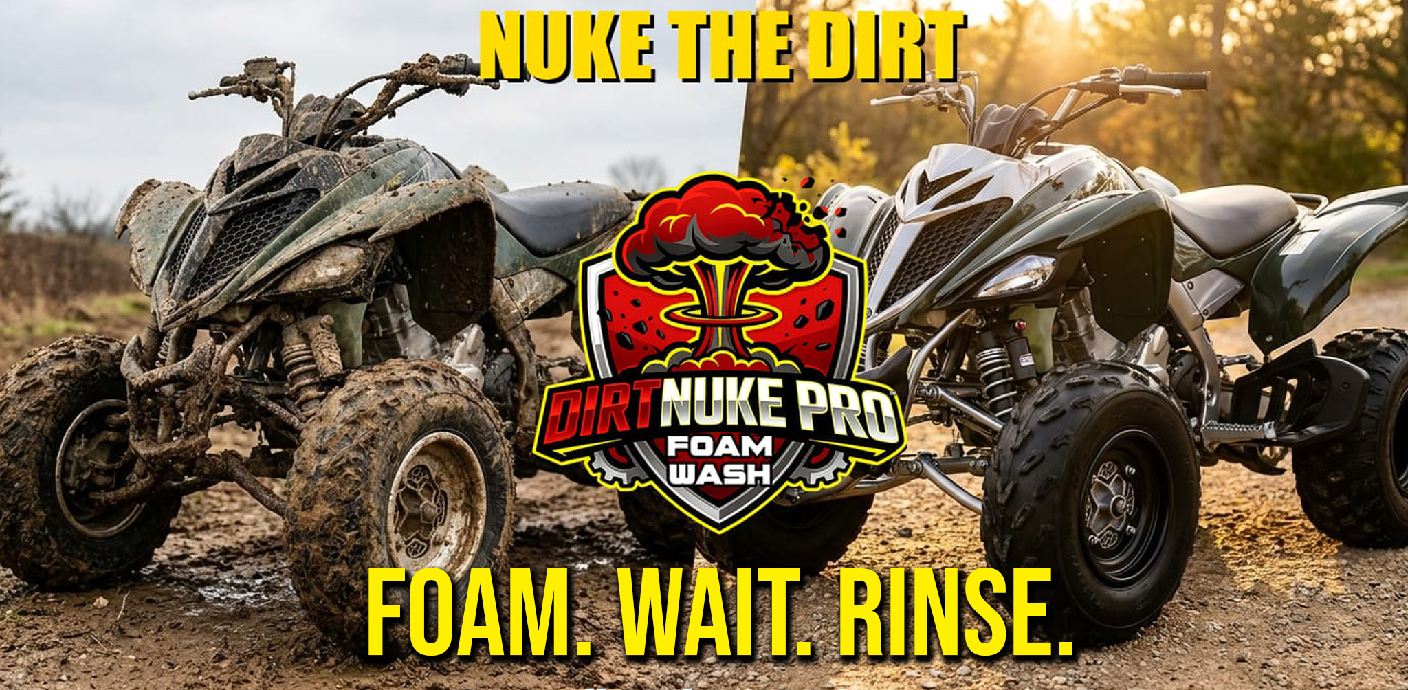 Foam Wait Rinse 4 Wheeler